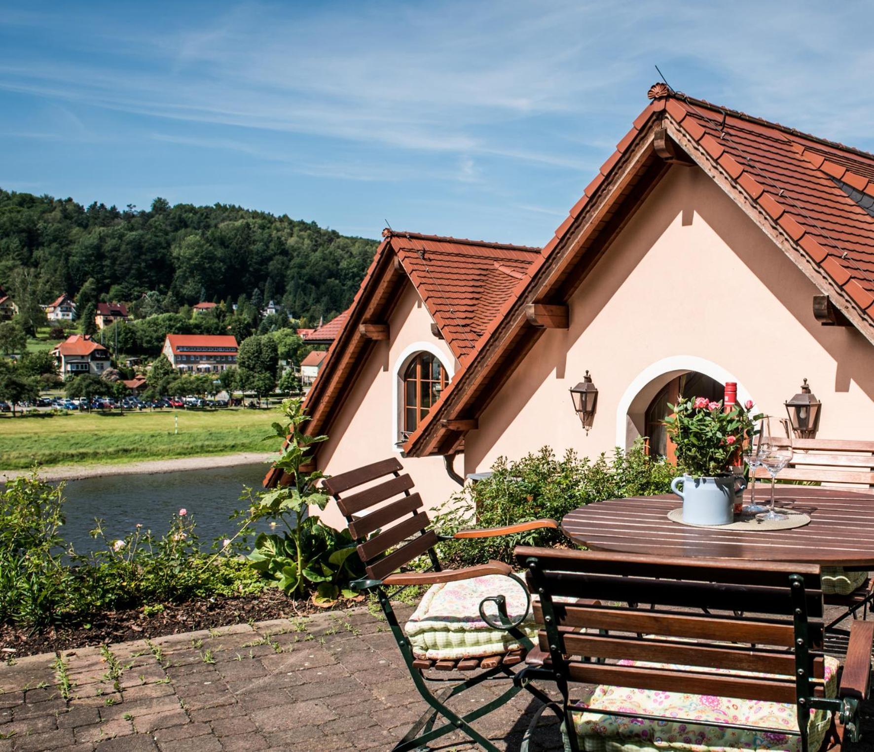 Ferienwohnungen Alte Destillerie Rathen Exterior foto
